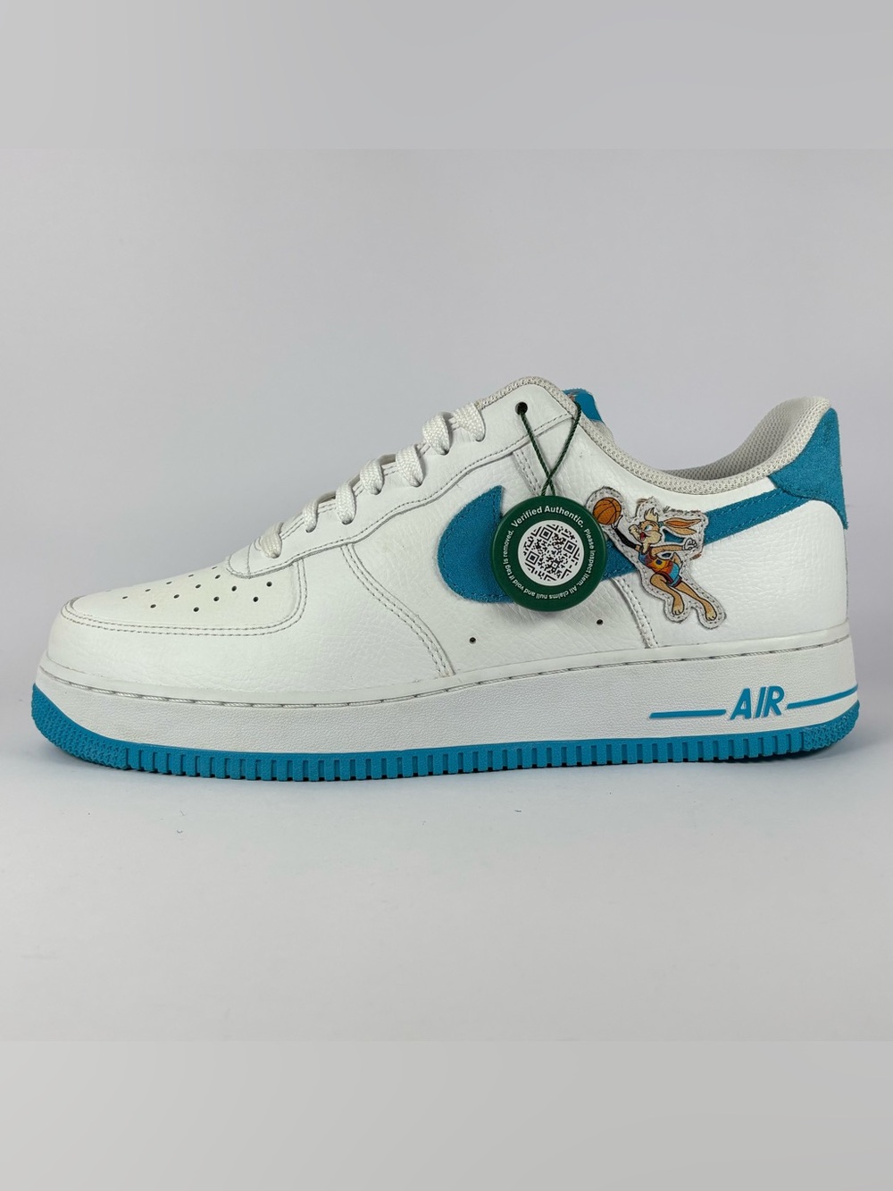 Nike Air Force 1 Low Bugs Bunny White Blue Men’s Size 10.5 Excellent Condition